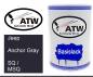Preview: Jeep, Anchor Gray, SQ / MSQ: 500ml Lackdose, von ATW Autoteile West.